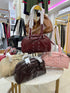 Cross Tie Decor Ladies Hobo Shoulder Bags
